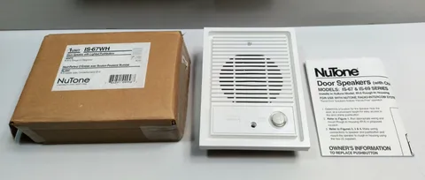 Nutone IS-67WH White Intercom Door speaker lighted pushbutton IM-4006 IS67