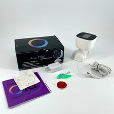 OLA USA - Ask OLA! 2 Way Voice Command Smart Security Camera - White