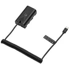 9V 12V PD USB C to NP-F970 F570 F550 Dummy Battery DC Adapter Coupler for Ato...