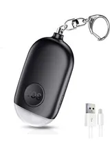 Safe Sound Personal Alarm - 130dB USB Rechargeable Keychain Alarm Self Defense S