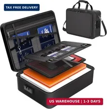 Fireproof Document Box, Fire Proof Safe For Home Documents, Fire Safe Document B