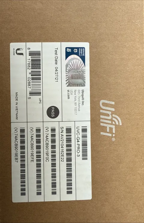 Ubiquiti Networks UniFi Video 4K Ultra HD 3x Zoom IP Camera  UVCG4PRO3 G2U