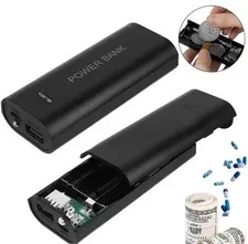 2 PC Secret Stash Diversion Safe Hidden Compartment Safe, Portable Secret Hidden