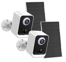 Security Cameras Wireless Outdoor: Solar Power Cameras for Home Security WiFi...