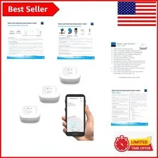 3-Pack Water Leak Sensor with LoRa Technology - 1/4 Mile Range & Notifications