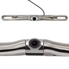 SJNSBSJ Universal License Plate Frame Backup Camera, 170° Wide Angle silver