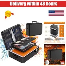 DocSafe 5200°F Fireproof Document Organizer with Lock, Portable Safe