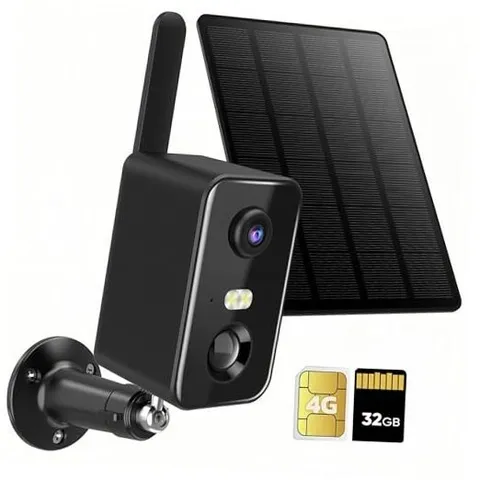 No WiFi Security Camera Wireless Outdoor, 4G LTE Cellular Solar Camera Battery