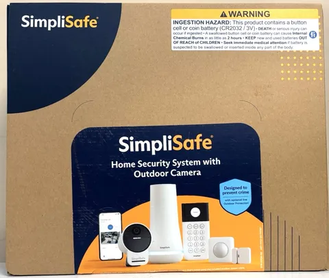 SEALED BRAND NEW 13-Piece SimpliSafe Security System with Outdoor Camera