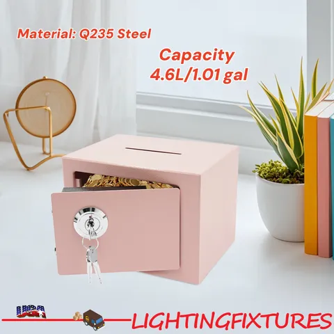 Small Safe Box with Drop Slot, Safe Box for Money, Cash Safe Box for Cabinets
