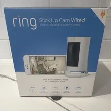 Ring Stick Up Cam Elite – 1080p HD Indoor/Outdoor Security Camera - White