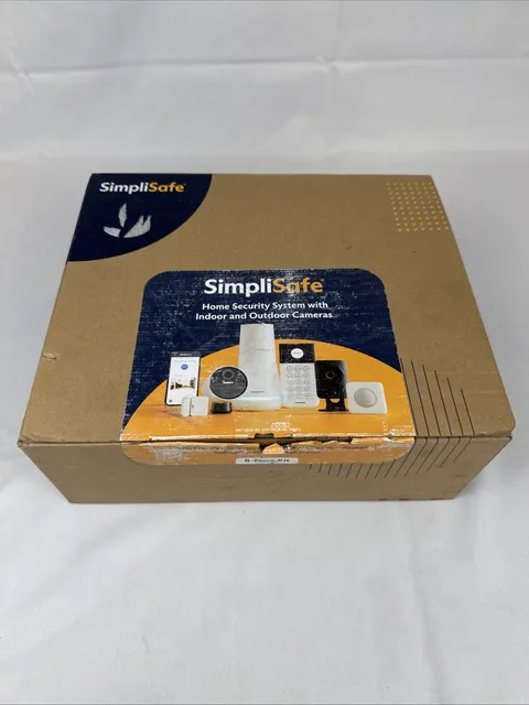 SimpliSafe Home Security System Indoor & Outdoor Camera 8 Piece Kit