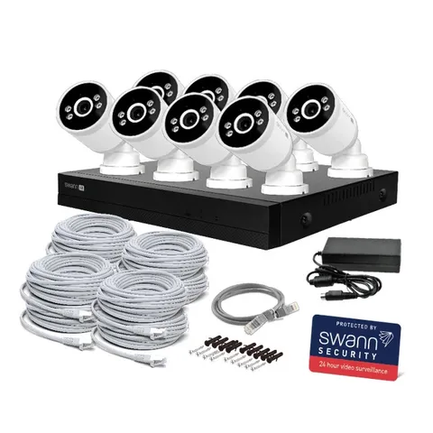Swann AdvancedX™ Wired 4K NVR Security Camera System CCTV SWNVK-16ADVANX8B