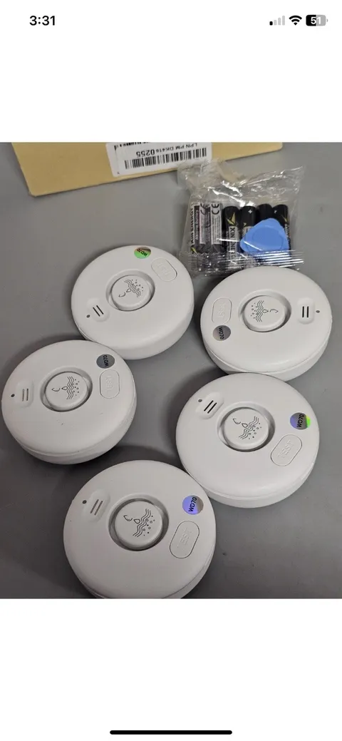 Water Leak Detectors With Dripping & Leaking Sensor Smart Set Of 5 With Battery