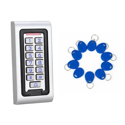 Keyboard Door Opener Access Control Waterproof RFID Keychain Smart Door Opene...
