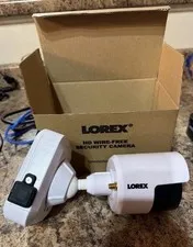 NEW lorex camera LWB3801-C with battery home security system HD wire Free tech