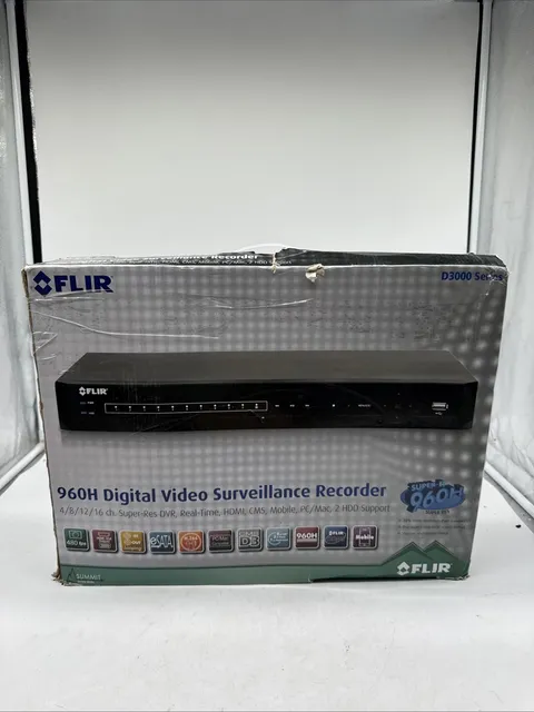 FLIR 960H Digital Video Surveillance Recorder Summit D33045G.       s5