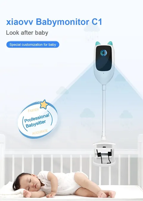WiFi Baby Monitor Camera with Crying Detection and Night Vision