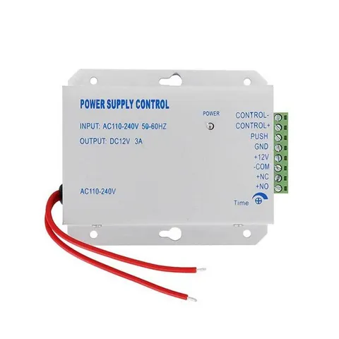 AC 110-240V IN to DC 12V 3A Power Supply Door Access Control For Intercom System