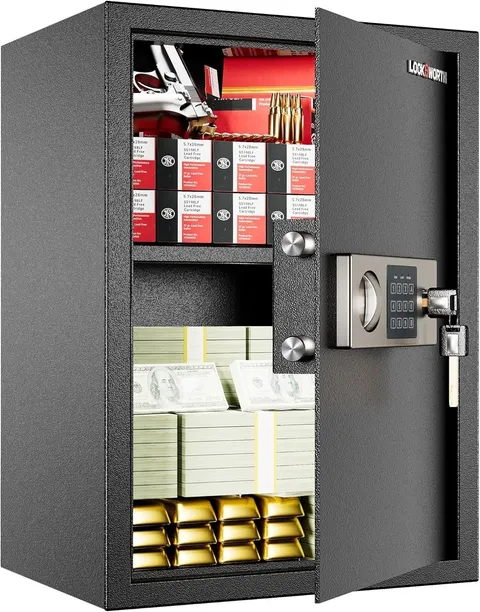 Safe Home 1.9 Cubic Feet Safety Box Money Jewelry Documents & Guns Security Safe