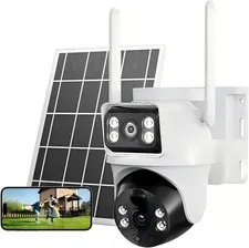 4G Camaras De Seguridad Solar 360 Inalambricas Con Audio NO WiFi Para Exteriores
