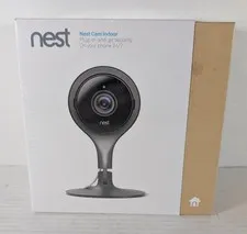 Google Nest Cam Indoor Black 1st Generation NC1102ES (NEW SEALED)