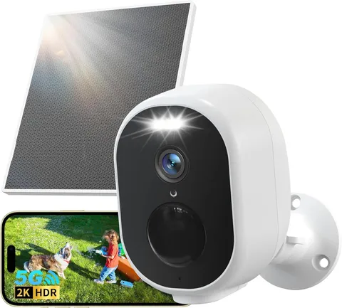 Camara De Seguridad Solar HD Wifi Inalambrica Con Vision Nocturna Para Exterior