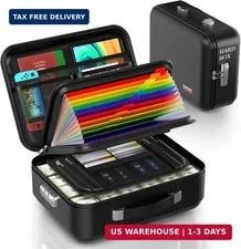 Fireproof Document Box with Combination Lock, Fireproof Water Resistant Hard Cas