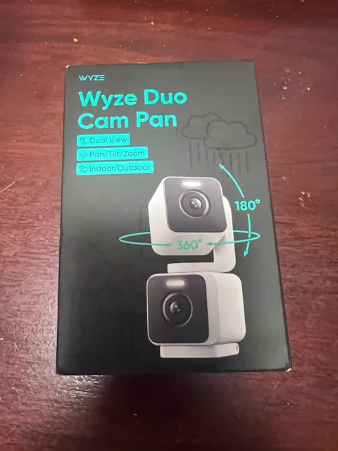 Wyze Duo Cam Pan Dual Pan Tilt Color Night Vision Camera NEW Sealed