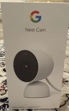 Google Nest Indoor Security Cam 1080p (Wired) 2nd Generation Color: Snow SEALED