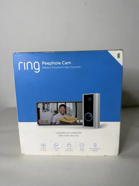 Ring Door View Peephole Camera & Doorbell Battery Operated - Missing USB