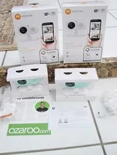 2x Motorola Focus66-W WiFi 720p Security CCTV HD Home Video Camera