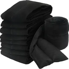 5 Pcs Water Barrier for Flooding 5 Ft X 7.8 Inch Absorbent Flood Barriers Home S