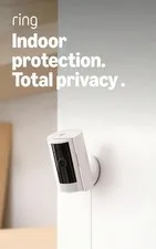 Ring Indoor Cam, Home or business security in 1080p HD video, White