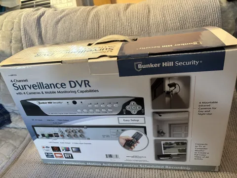Bunker Hill Security 4-Channel Surveillance DVR Model 68332 New