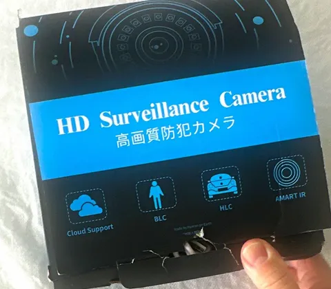 1080p Wired CCTV Surveillance Camera Wi-Fi Cloud Storage Indoor/Outdoor Black