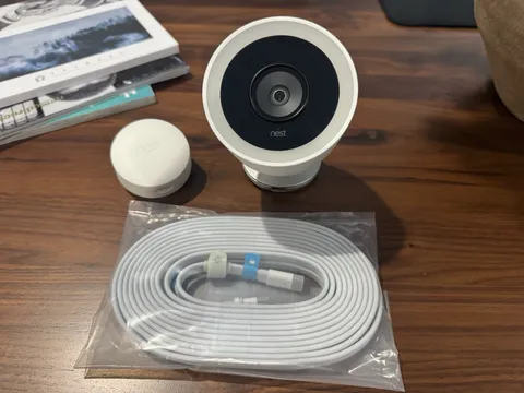 Google - Nest Cam IQ Outdoor Security Camera, White