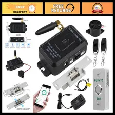 WiFi Electric Strike Door Lock Kit - Tuya Access Control, Remote Opener, APP Com