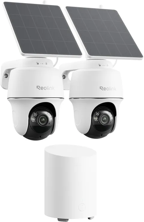 5MP Solar Security Cameras Wireless Outdoor, 360° Pan Tilt Auto-Tracking, Smart