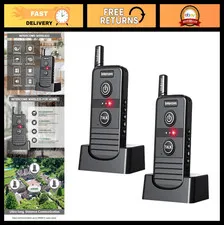 Wireless Two-Way Intercom System, 4900ft Long Range, Room-to-Room Communication,
