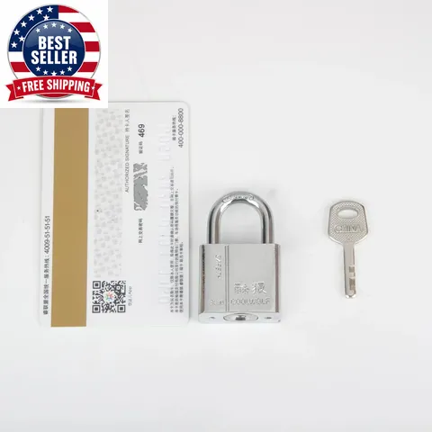 Stainless Steel Padlock Household Locks Anti-Theft Anti-Pick Locks Dormitory Wat