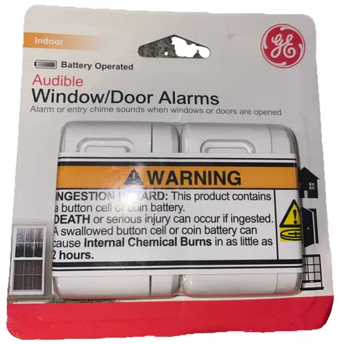 GE 45115 Personal Security Window Door Alarm 2 Pack