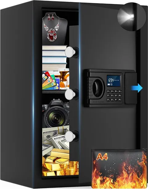 3.2 CUFT Fireproof Safe for Home Documents, Home Safes Fireproof Waterproof