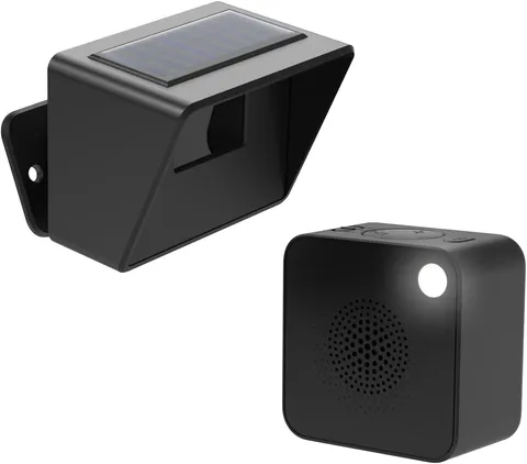 FULNIX DA01 Solar Driveway Alarm 3000FT Rechargeable Receiver Sensor