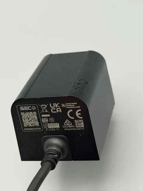 Ring Indoor/Outdoor Stick Up Cam Power Adapter Barrel Plug E013-1A050250D5 OEM