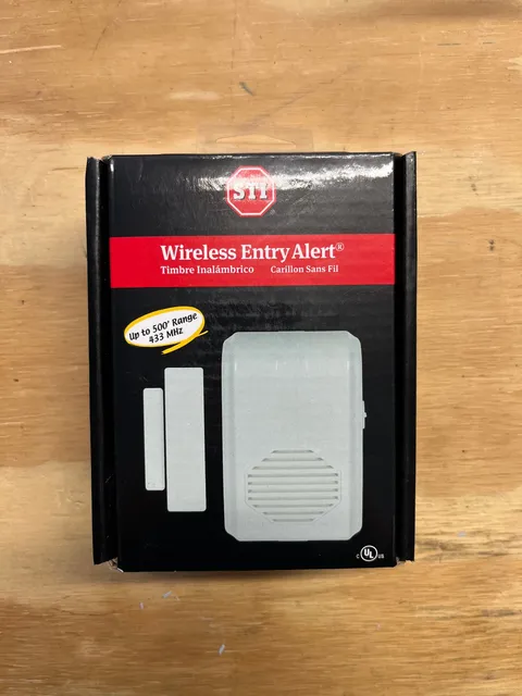 STI Wireless Entry Alert With Receiver STI-3360 500' Range 10 Alarm Options
