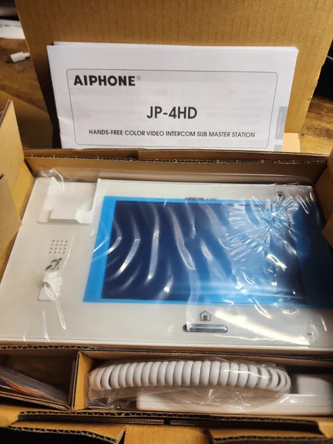 Aiphone JP-4HD Hands-Free Color Video Intercom Sub Master Station – New