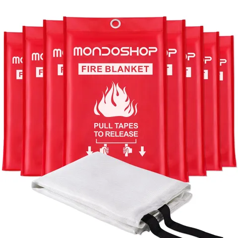 Emergency Fire Blanket for Camping Grill Fire Retardant Blanket for Home Kitc...