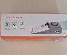 Door Stop Alarm 120dB Adjustable Sensitivity Battery Powered for Home Hotel