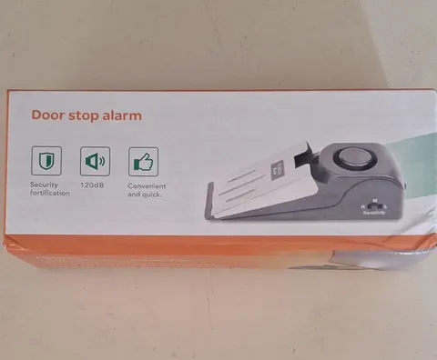 Door Stop Alarm 120dB Adjustable Sensitivity Battery Powered for Home Hotel